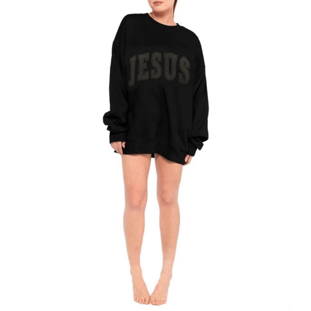 The Bar Black Jesus Varsity Sweatshirt